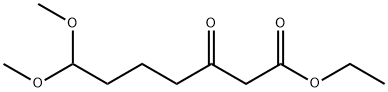 Heptanoic acid, 7,7-dimethoxy-3-oxo-, ethyl ester Structural