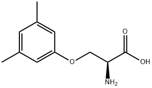 O-(3,5-Dimethylphenyl)-L-serine Structural