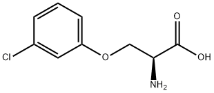 O-(3-Chlorophenyl)-L-serine Structural