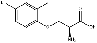 O-(4-Bromo-2-methylphenyl)-L-serine Structural