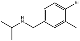 Benzenemethanamine, 4-bromo-3-methyl-N-(1-methylethyl)- Structural