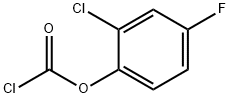 Carbonochloridic acid, 2-chloro-4-fluorophenyl ester Structural