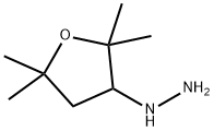 Hydrazine, (tetrahydro-2,2,5,5-tetramethyl-3-furanyl)- Structural