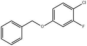 Benzene, 1-chloro-2-fluoro-4-(phenylmethoxy)- Structural