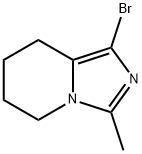 Imidazo[1,5-a]pyridine, 1-bromo-5,6,7,8-tetrahydro-3-methyl- Structural