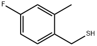 Benzenemethanethiol, 4-fluoro-2-methyl- Structural