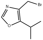 Oxazole, 4-(bromomethyl)-5-(1-methylethyl)- Structural