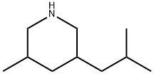 Piperidine, 3-methyl-5-(2-methylpropyl)- Structural