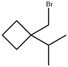 Cyclobutane, 1-(bromomethyl)-1-(1-methylethyl)- Structural