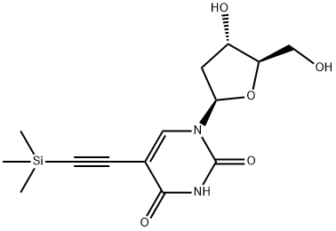 Uridine, 2'-deoxy-5-[(trimethylsilyl)ethynyl]- Structural