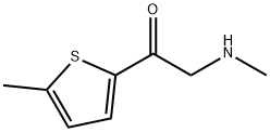 Ethanone, 2-(methylamino)-1-(5-methyl-2-thienyl)- Structural