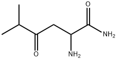 Hexanamide, 2-amino-5-methyl-4-oxo- Structural