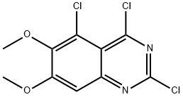 Quinazoline, 2,4,5-trichloro-6,7-dimethoxy- Structural