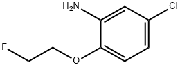 Benzenamine, 5-chloro-2-(2-fluoroethoxy)- Structural