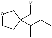 Furan, 3-(bromomethyl)tetrahydro-3-(1-methylpropyl)- Structural