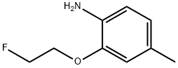Benzenamine, 2-(2-fluoroethoxy)-4-methyl- Structural