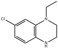 Quinoxaline, 7-chloro-1-ethyl-1,2,3,4-tetrahydro- Structural