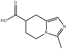 Imidazo[1,5-a]pyridine-7-carboxylic acid, 5,6,7,8-tetrahydro-3-methyl- Structural