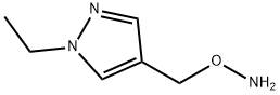 O-((1-Ethyl-1H-pyrazol-4-yl)methyl)hydroxylamine Structural