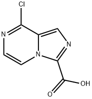 Imidazo[1,5-a]pyrazine-3-carboxylic acid, 8-chloro- Structural