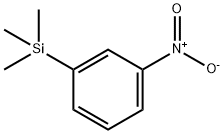 Benzene, 1-nitro-3-(trimethylsilyl)- Structural