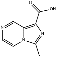 Imidazo[1,5-a]pyrazine-1-carboxylic acid, 3-methyl- Structural