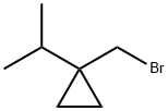 Cyclopropane, 1-(bromomethyl)-1-(1-methylethyl)- Structural