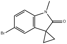 Spiro[cyclopropane-1,3'-[3H]indol]-2'(1'H)-one, 5'-bromo-1'-methyl- Structural