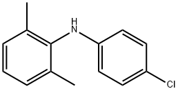 Benzenamine, N-(4-chlorophenyl)-2,6-dimethyl- Structural