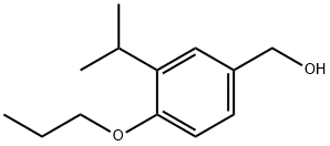 Benzenemethanol, 3-(1-methylethyl)-4-propoxy- Structural