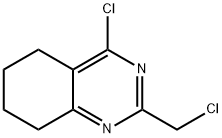 Quinazoline, 4-chloro-2-(chloromethyl)-5,6,7,8-tetrahydro- Structural