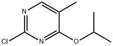 Pyrimidine, 2-chloro-5-methyl-4-(1-methylethoxy)- Structural