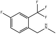 Benzenemethanamine, 4-fluoro-N-methyl-2-(trifluoromethyl)- Structural