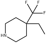 Piperidine, 4-ethyl-4-(trifluoromethyl)- Structural