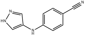 Benzonitrile, 4-(1H-pyrazol-4-ylamino)- Structural