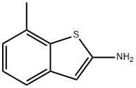 Benzo[b]thiophen-2-amine, 7-methyl- Structural