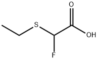 Acetic acid, 2-(ethylthio)-2-fluoro- Structural