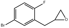 Oxirane, 2-[(5-bromo-2-fluorophenyl)methyl]- Structural