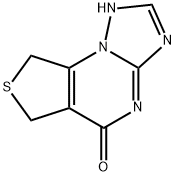 Thieno[3,4-e][1,2,4]triazolo[1,5-a]pyrimidin-5(1H)-one, 6,8-dihydro- Structural