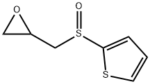 Thiophene, 2-[(2-oxiranylmethyl)sulfinyl]- Structural