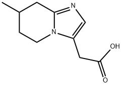 Imidazo[1,2-a]pyridine-3-acetic acid, 5,6,7,8-tetrahydro-7-methyl- Structural