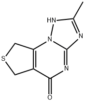 Thieno[3,4-e][1,2,4]triazolo[1,5-a]pyrimidin-5(1H)-one, 6,8-dihydro-2-methyl- Structural