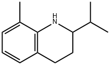 Quinoline, 1,2,3,4-tetrahydro-8-methyl-2-(1-methylethyl)- Structural