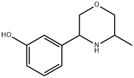 Phenol, 3-(5-methyl-3-morpholinyl)- Structural