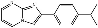 Imidazo[1,2-a]pyrimidine, 2-[4-(1-methylethyl)phenyl]- Structural