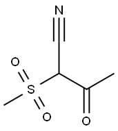 Butanenitrile, 2-(methylsulfonyl)-3-oxo- Structural