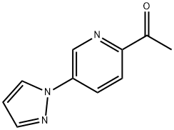 Ethanone, 1-[5-(1H-pyrazol-1-yl)-2-pyridinyl]- Structural
