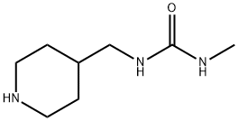 Urea, N-methyl-N'-(4-piperidinylmethyl)- Structural