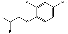 Benzenamine, 3-bromo-4-(2,2-difluoroethoxy)- Structural