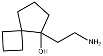 Spiro[3.4]octan-5-ol, 5-(2-aminoethyl)- Structural